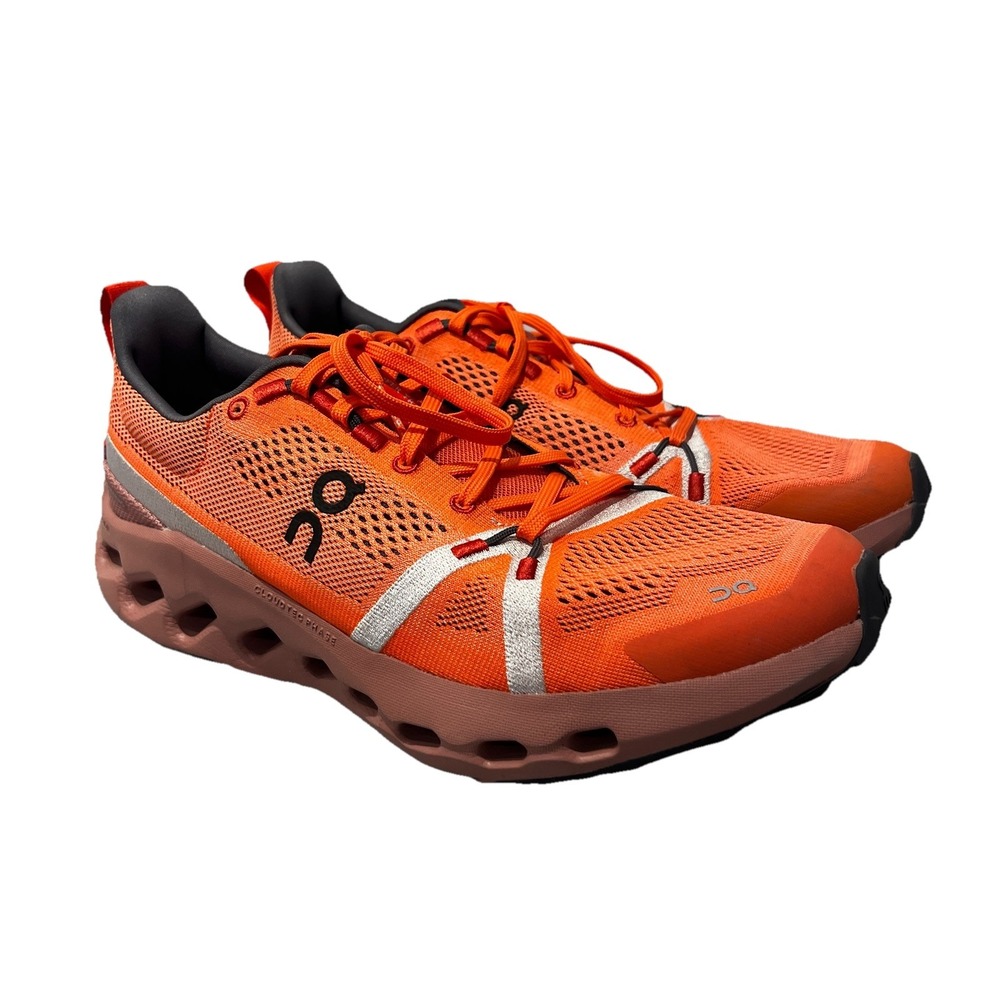 OnCloud Women's Cloudsurfer Trail Running Shoe Flame‎ Dustrose Size 10